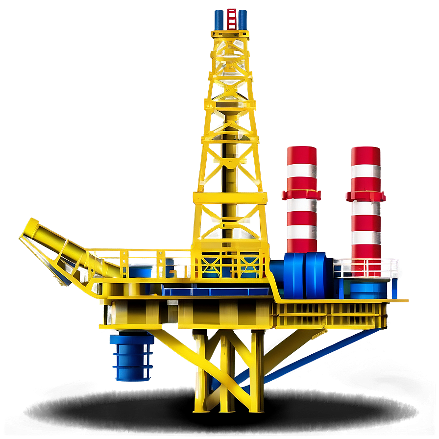 Offshore Drilling Platform Png Cdx92 PNG