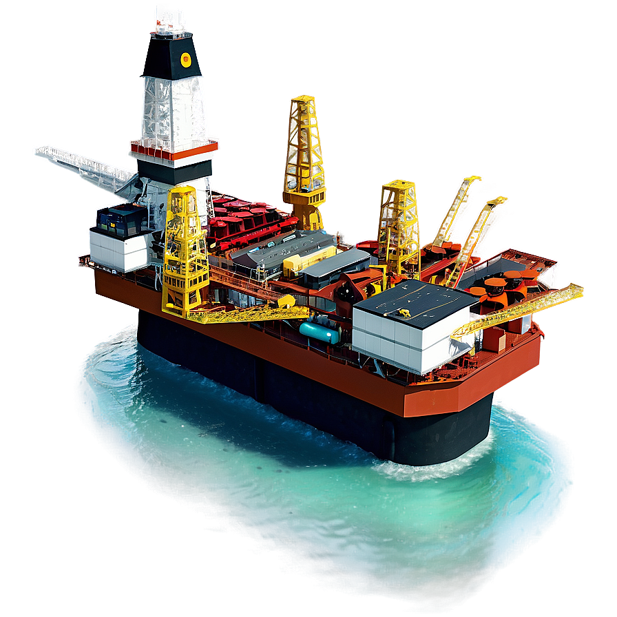 Offshore Drilling Platform Png Puy31 PNG