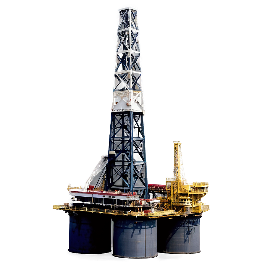 Offshore Oil Derrick Png 06122024 PNG