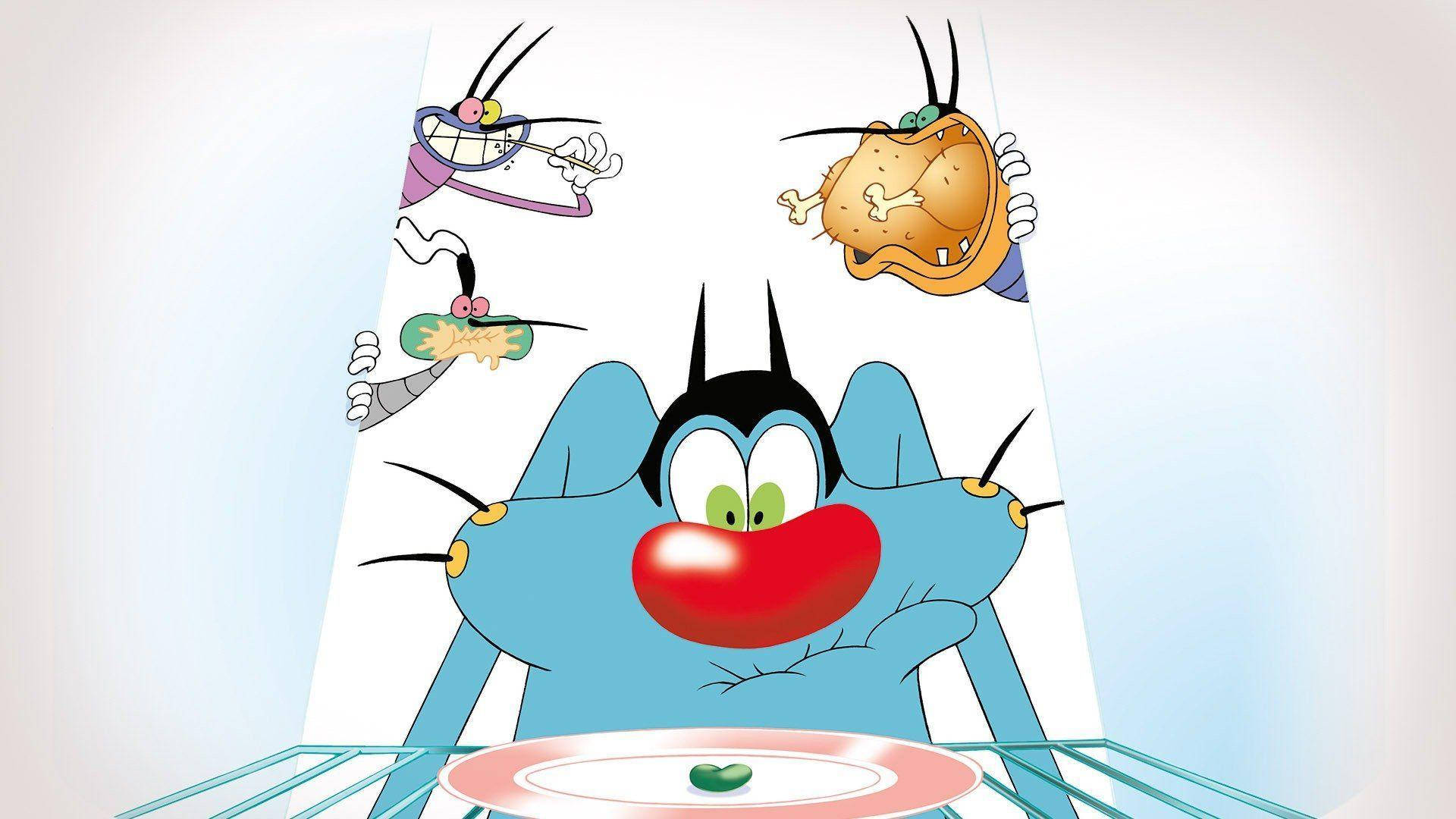 Download Oggy And The Cockroaches No Leftover Wallpaper 