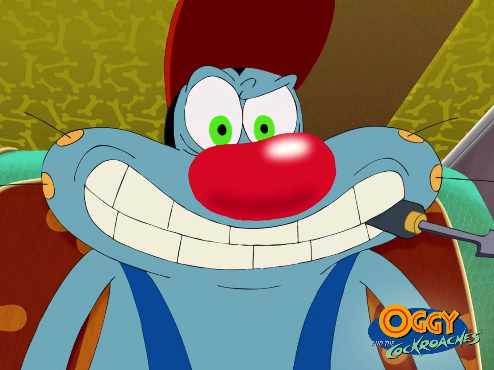 Download Oggy And The Cockroaches Screwdriver Wallpaper 