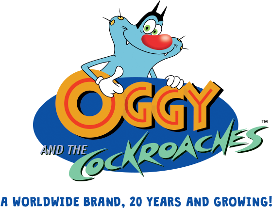 Oggy_and_the_ Cockroaches_20th_ Anniversary_ Logo PNG
