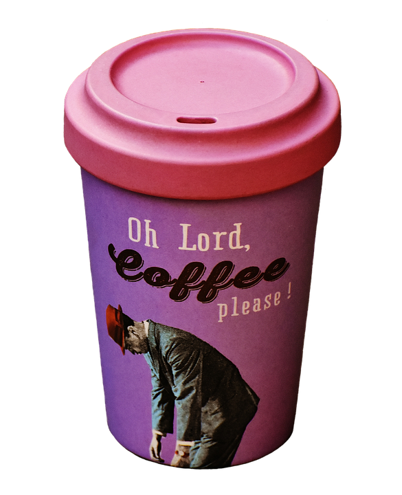 Oh Lord Coffee Please Disposable Cup PNG