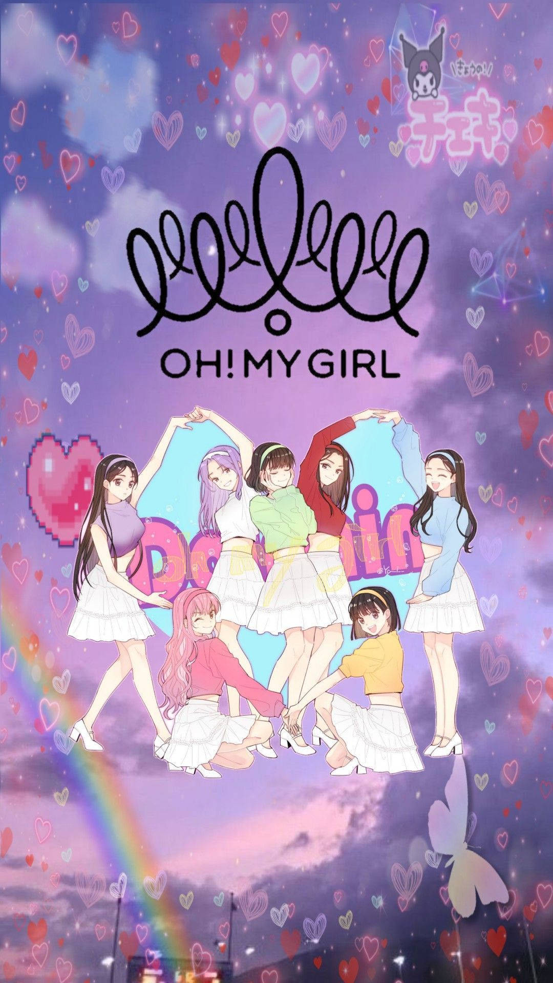 Ohmy Girl Dolphin Anime Art - Arte De Anime De Oh My Girl Dolphin Fondo de pantalla