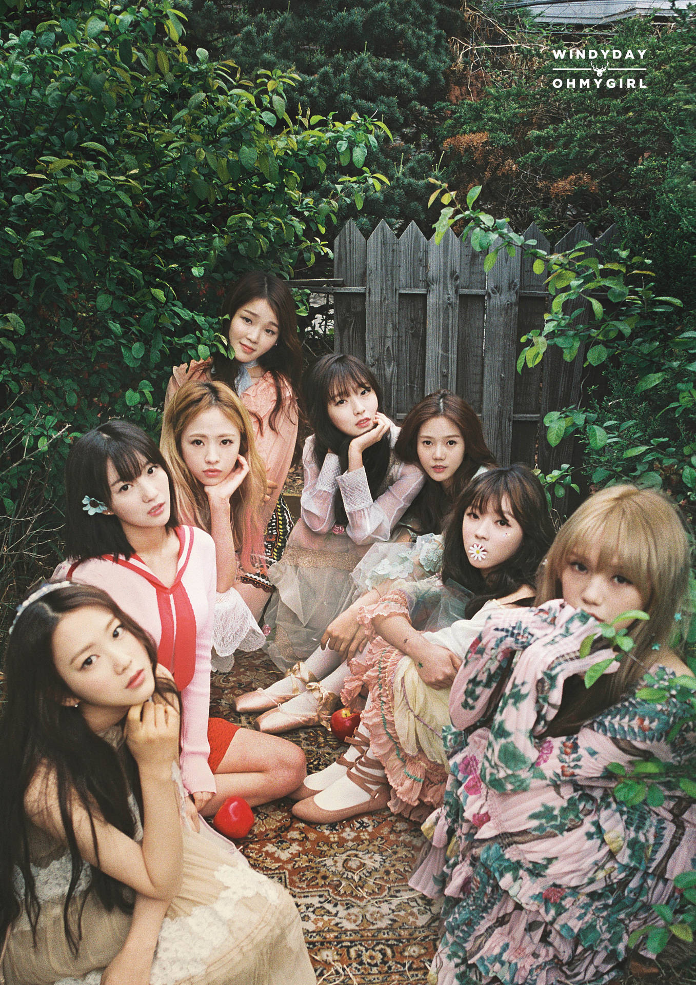Oh My Girl Windy Day Wallpaper