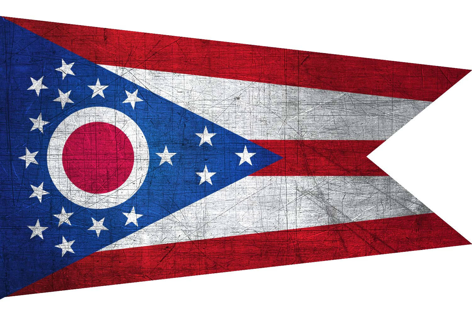 Ohio Flag Background