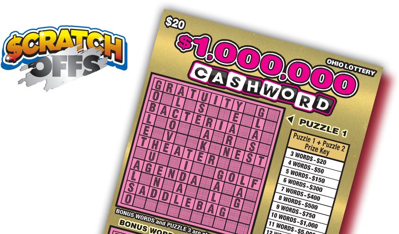 Download Ohio Lottery Million Dollar Cashword Scratch Off