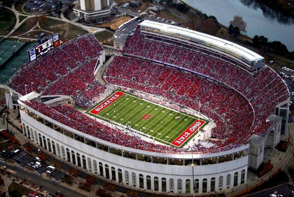 Ohio Stadium Filled With Audience Wallpaper