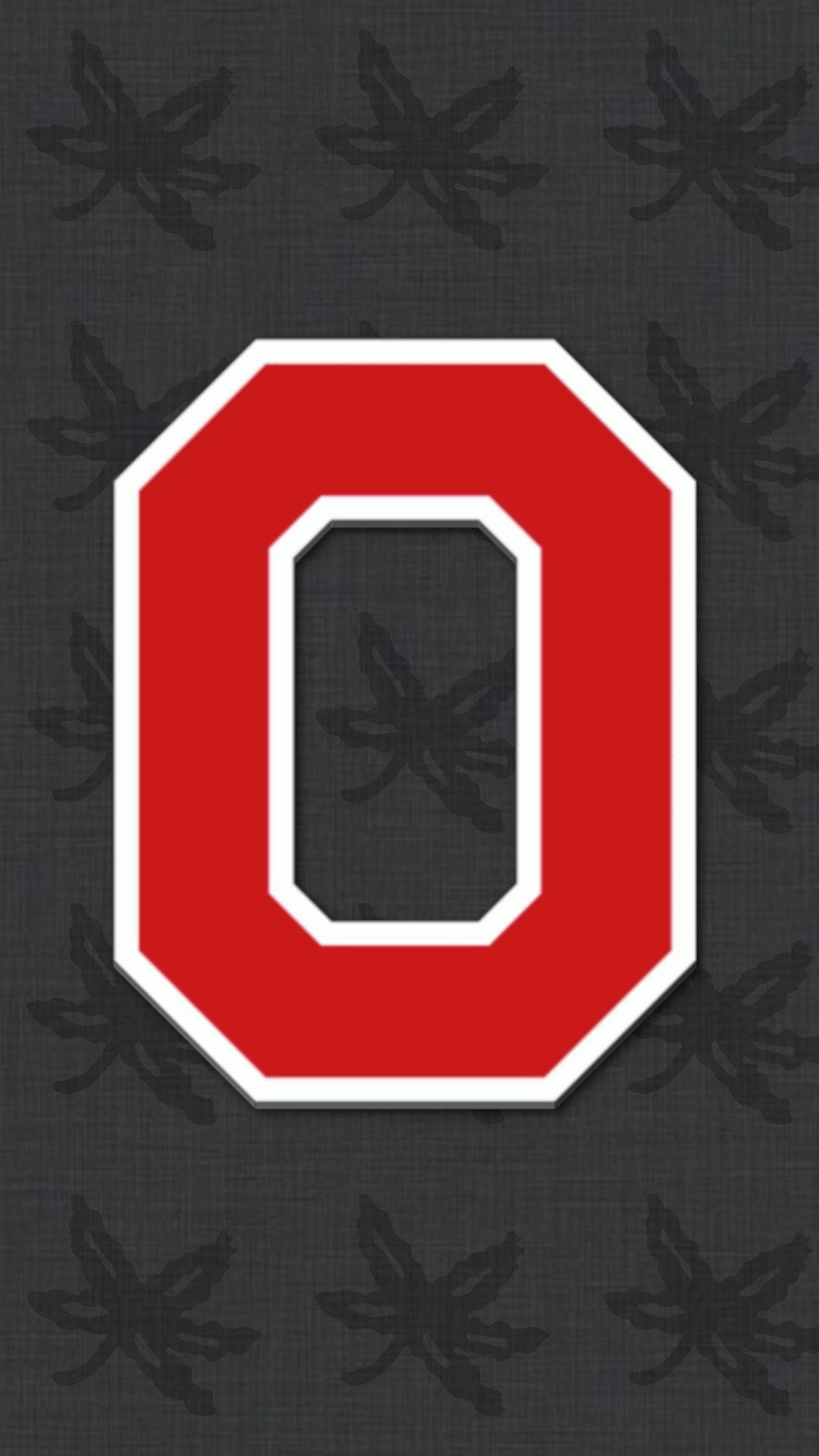 Ohio State Buckeyes Letter Collage Wallpaper