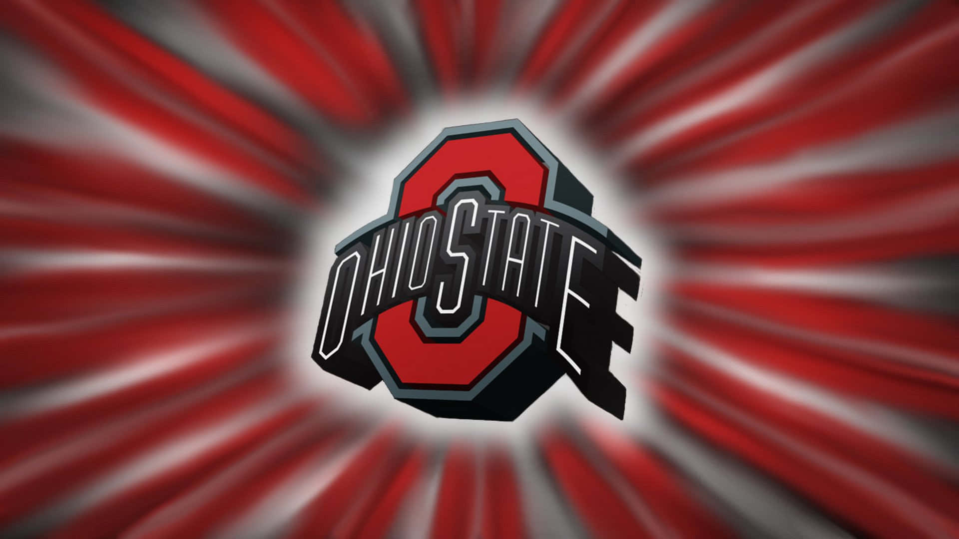 Diseñográfico Del Moderno Logotipo Del Equipo De Fútbol De Ohio State Fondo de pantalla