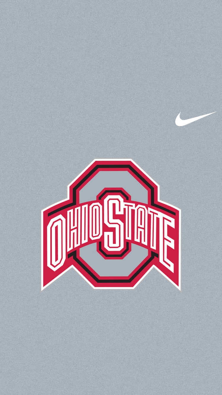 Vis dit Buckeyes stolthed med denne Ohio State Football iPhone baggrund Wallpaper