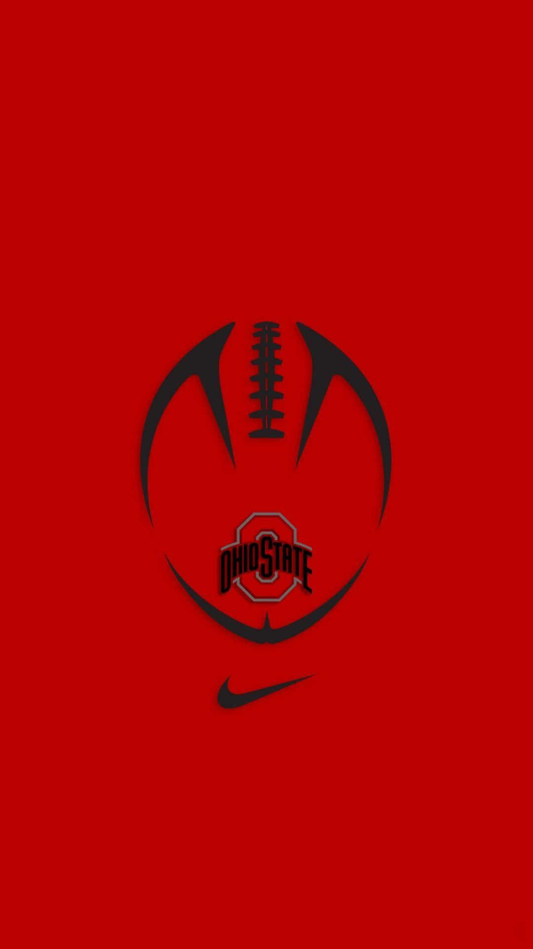 Ohio State Red Football IPhone Wallpaper
