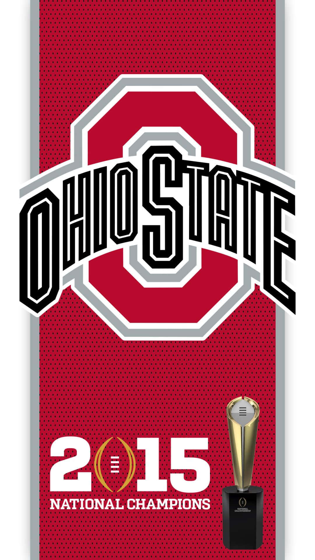 Ohio State Football IPhone 2015 National Championship Tapet Wallpaper