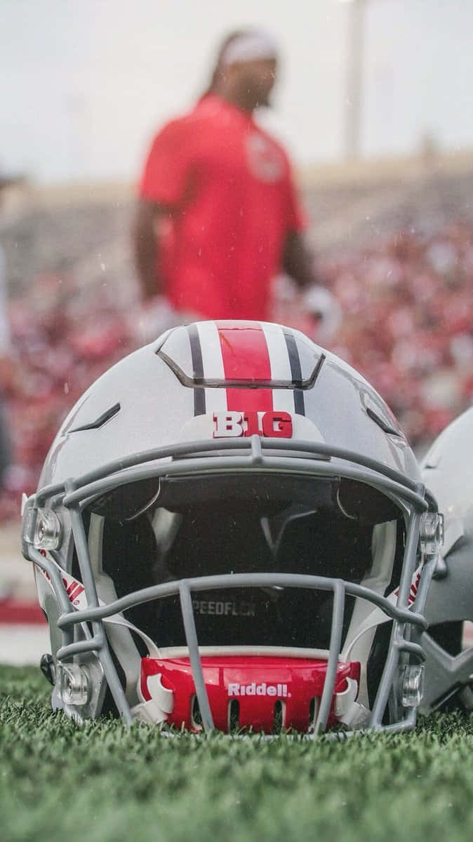 Ohiostate Football Iphone Riddell Helm Wallpaper