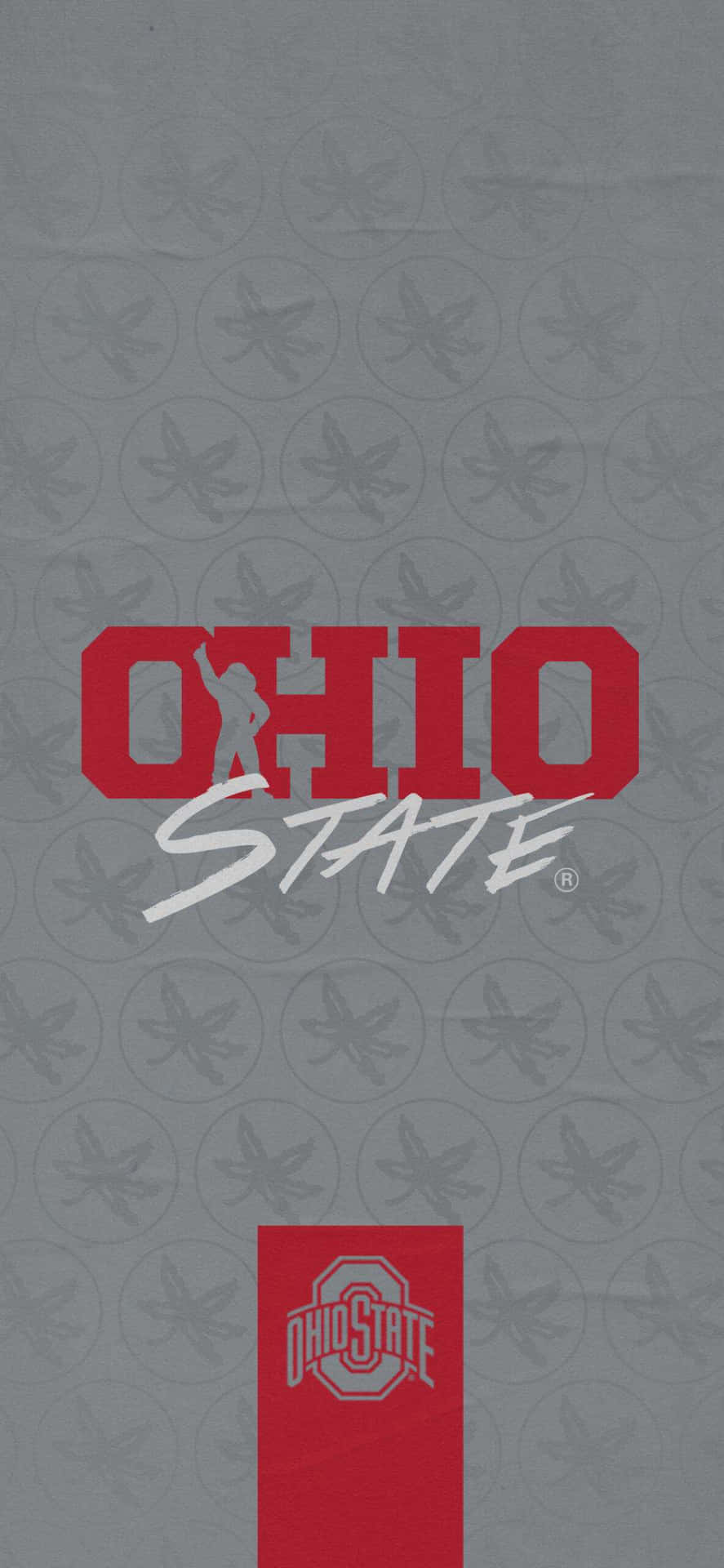 Muestratu Espíritu: Ohio State Football En El Iphone. Fondo de pantalla