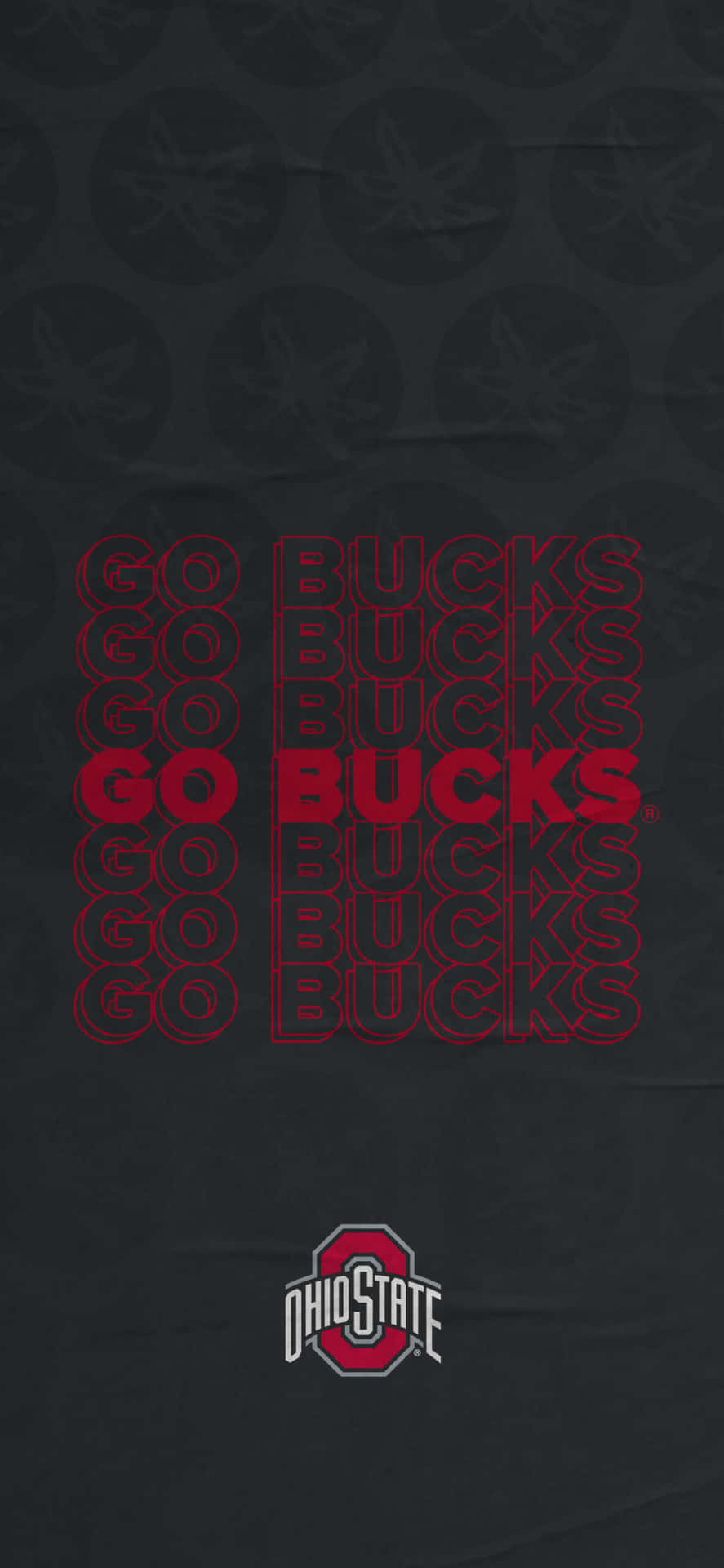 Ohio State Buckeyes Go Bucks T-shirt Vektorgrafik Wallpaper