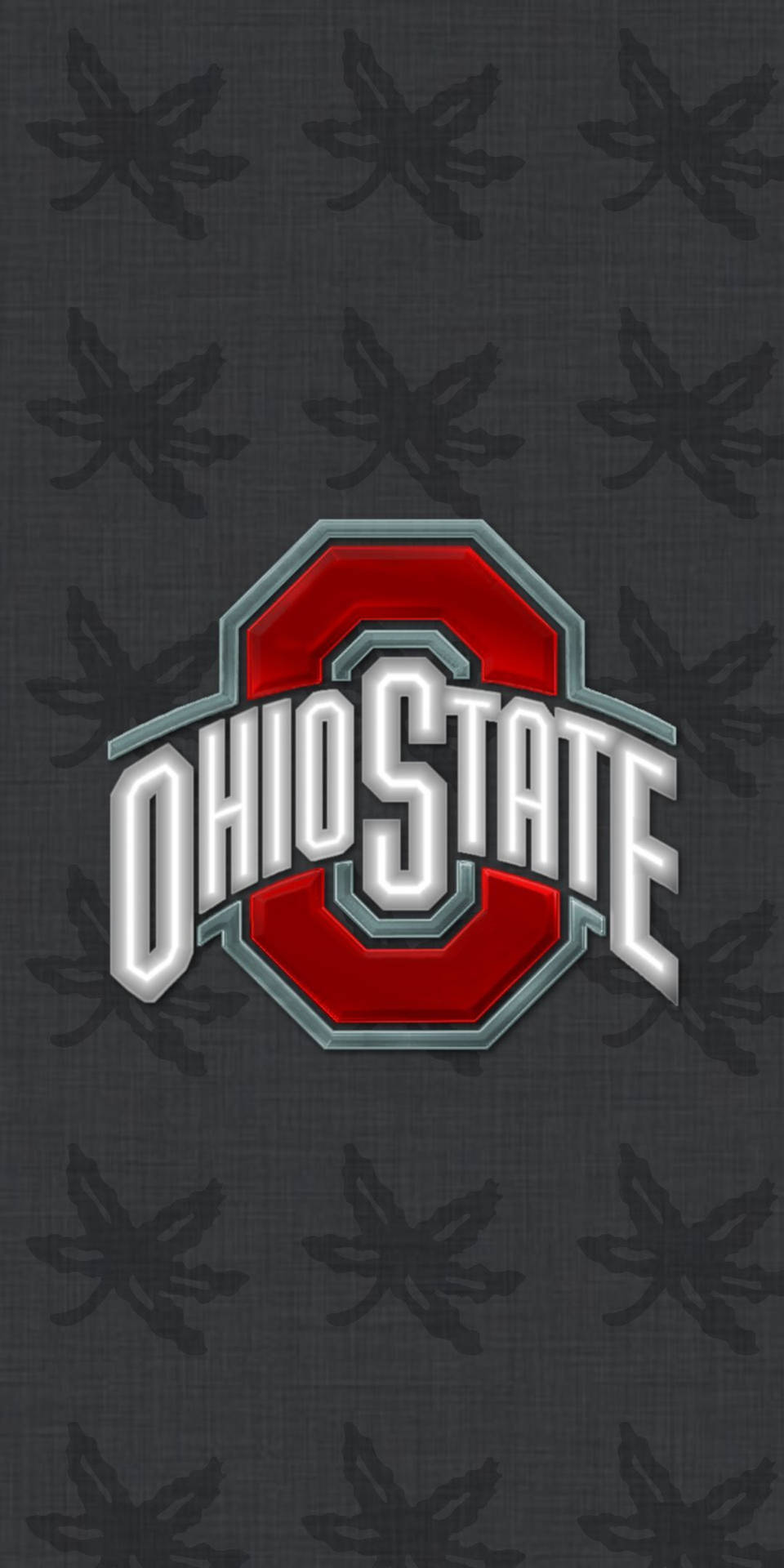 Ohio State Football Team Gray Collage Background