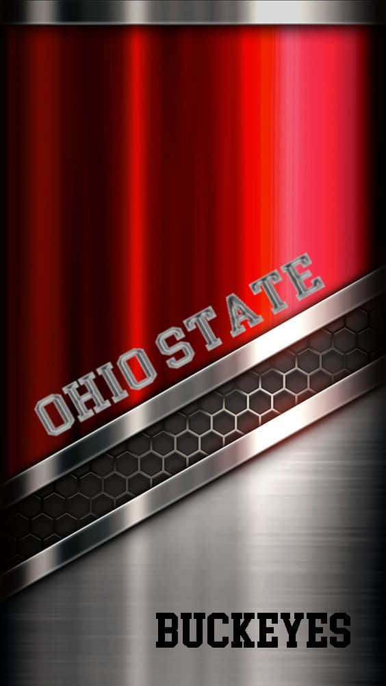 Miteinem Iphone Im Osu-design Stolz Ohio State Repräsentieren. Wallpaper