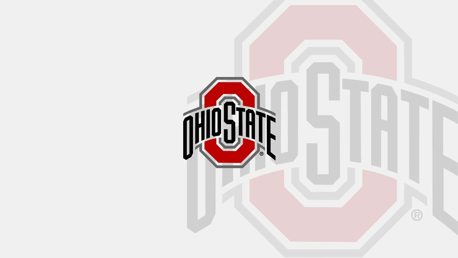 Ohiostate-logotypen Uppblekt Och Förstorad Wallpaper