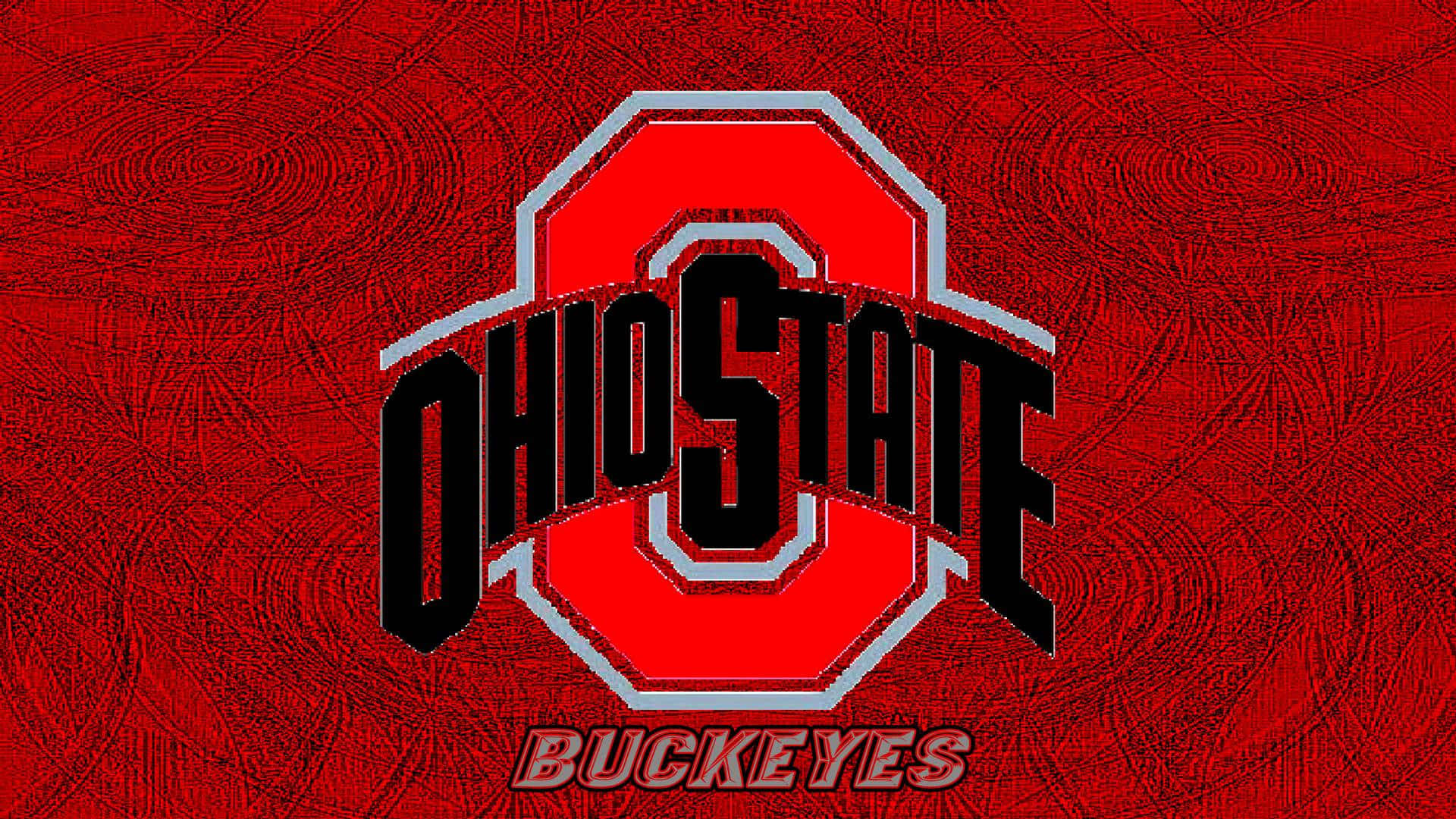 Ohiostates Logotyp Koncentriska Cirklar. Wallpaper