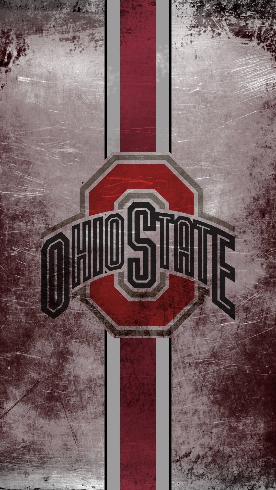 Ohio State University Metallic Phone Background