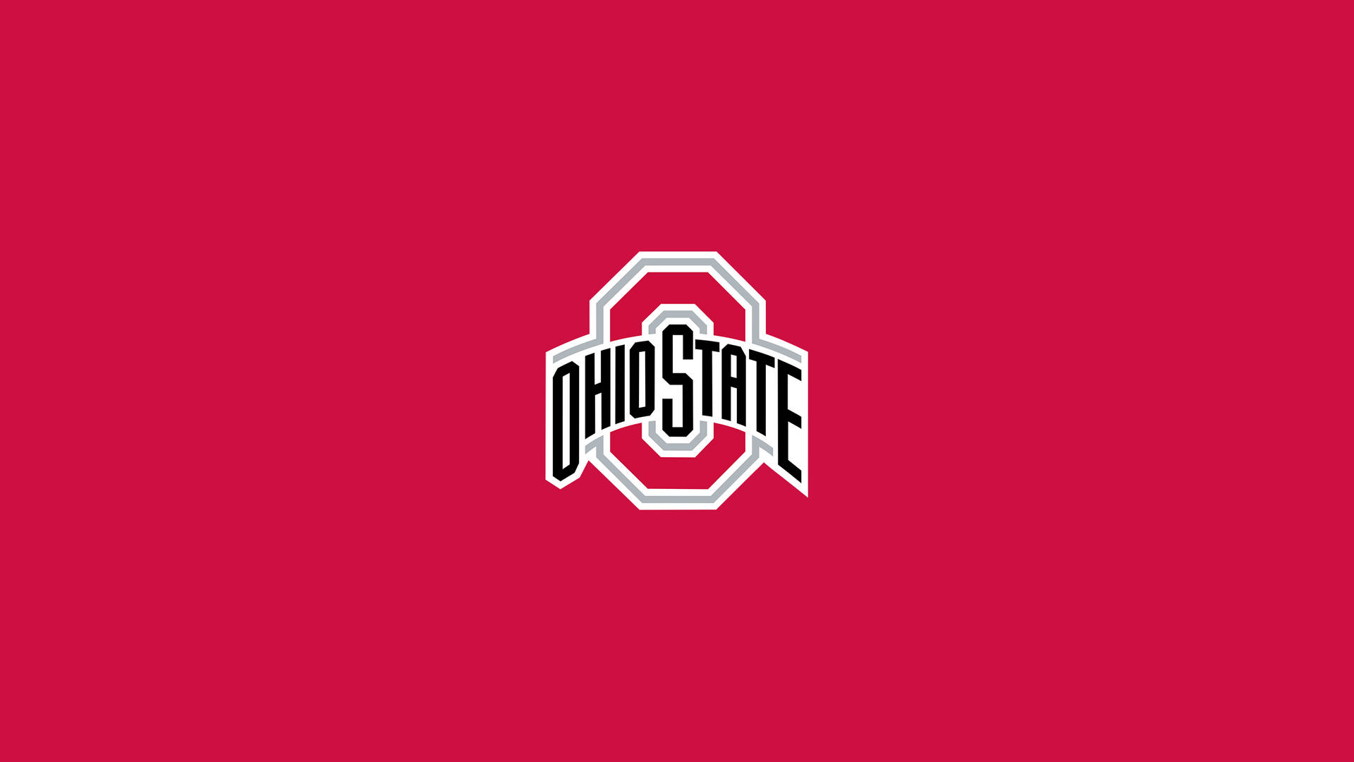 Ohio State University Plain Red Background