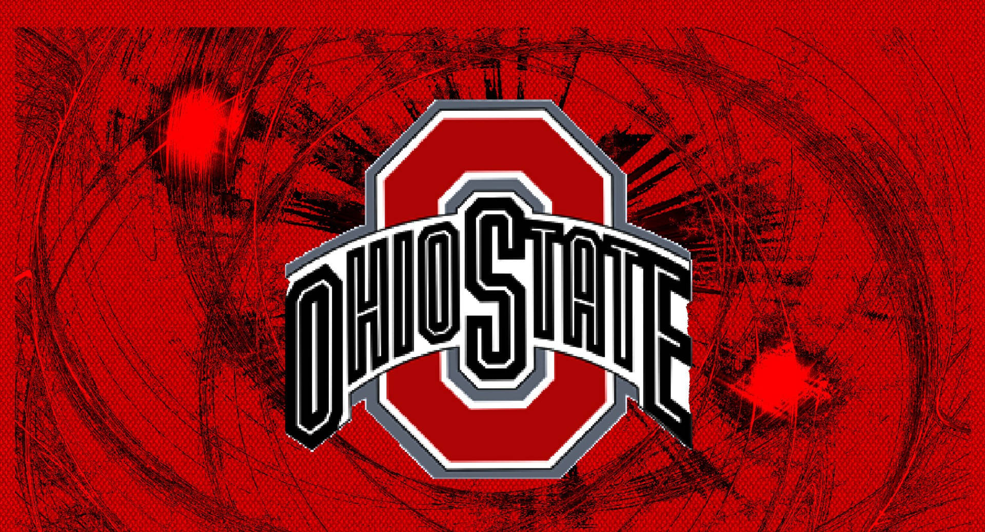 Ohio State University Scratched Red Background