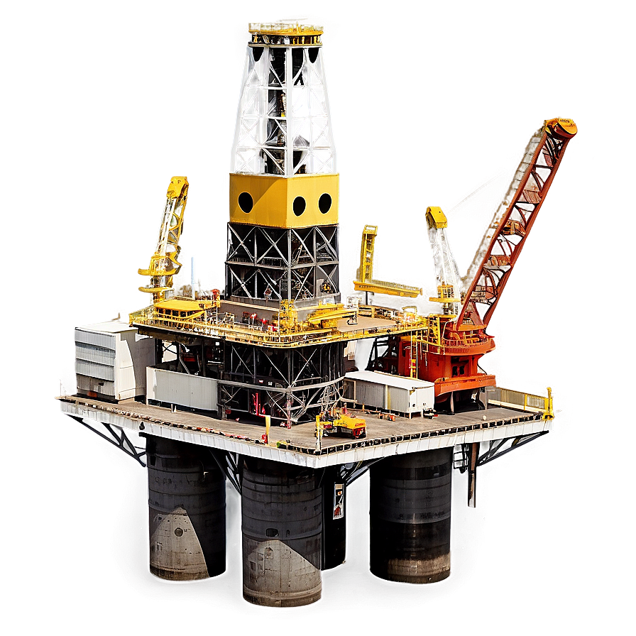 Oil Rig Aerial View Png Epm PNG