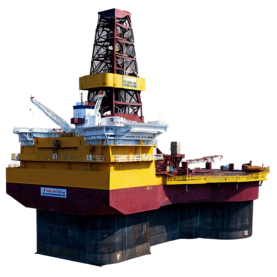 Oil Rig In Heavy Weather Png Dco22 PNG