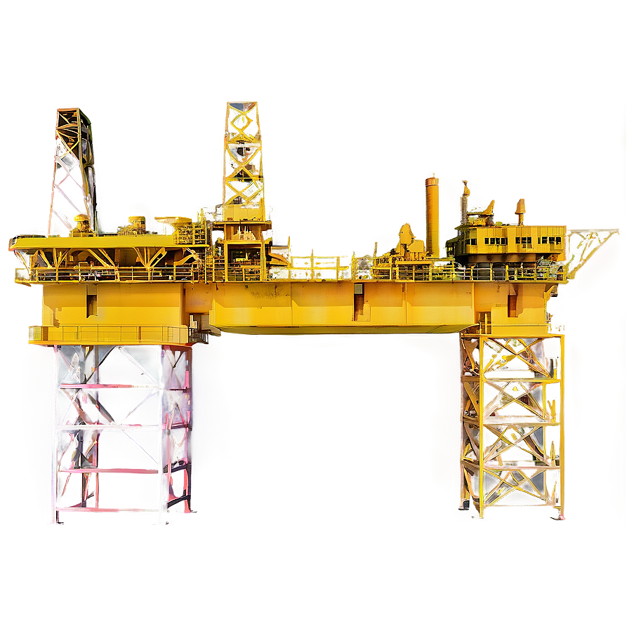 Oilfield Development Platform Png 06122024 PNG