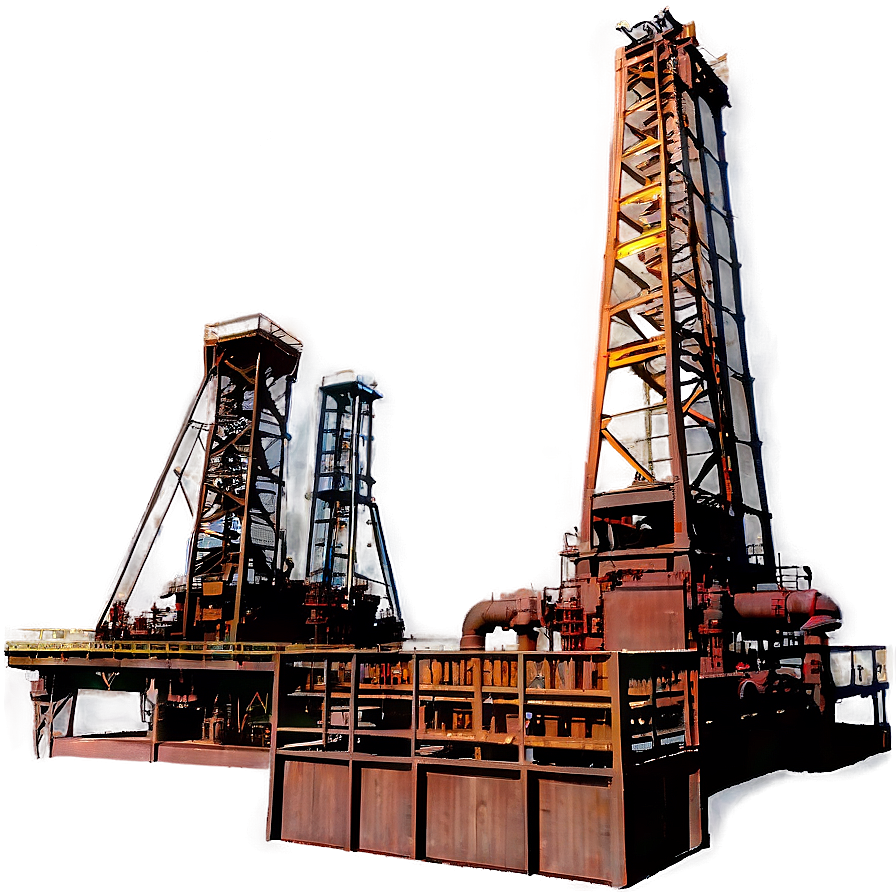 Oilfield Development Platform Png 06122024 PNG