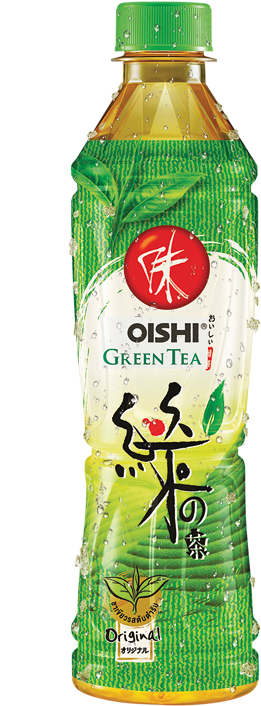 Oishi Green Tea Bottle PNG