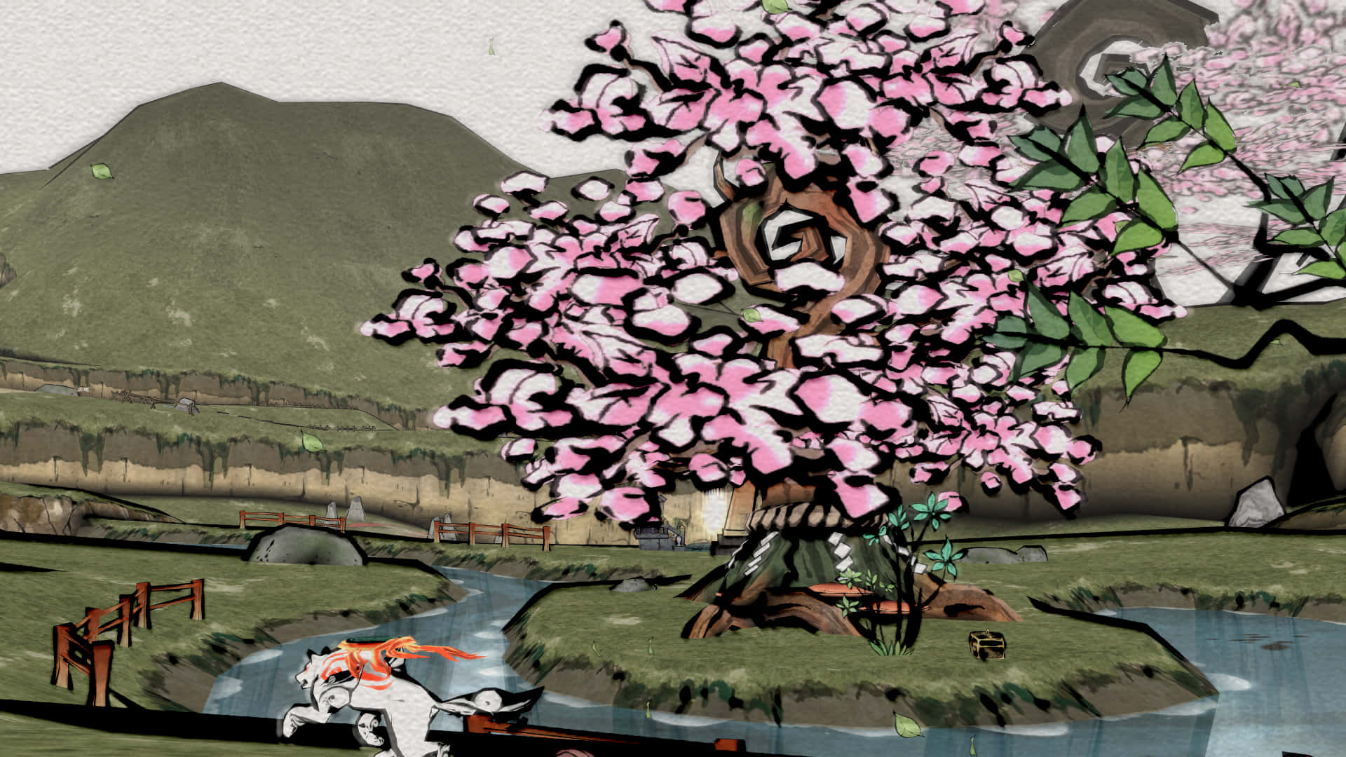 "The masterpiece Okami HD in stunning 4K" Wallpaper