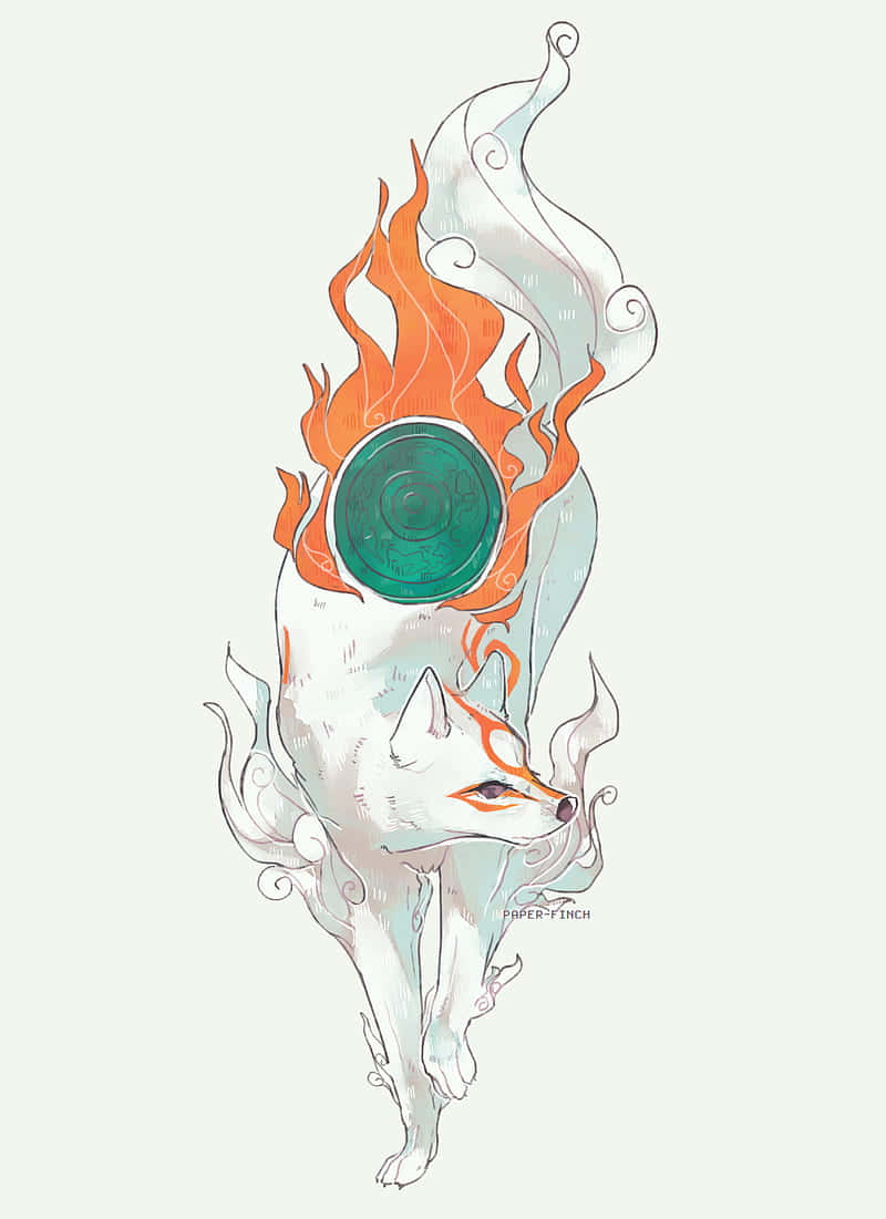 Join Amaterasu in Epic Journeys and Adventures in Okami HD Wallpaper