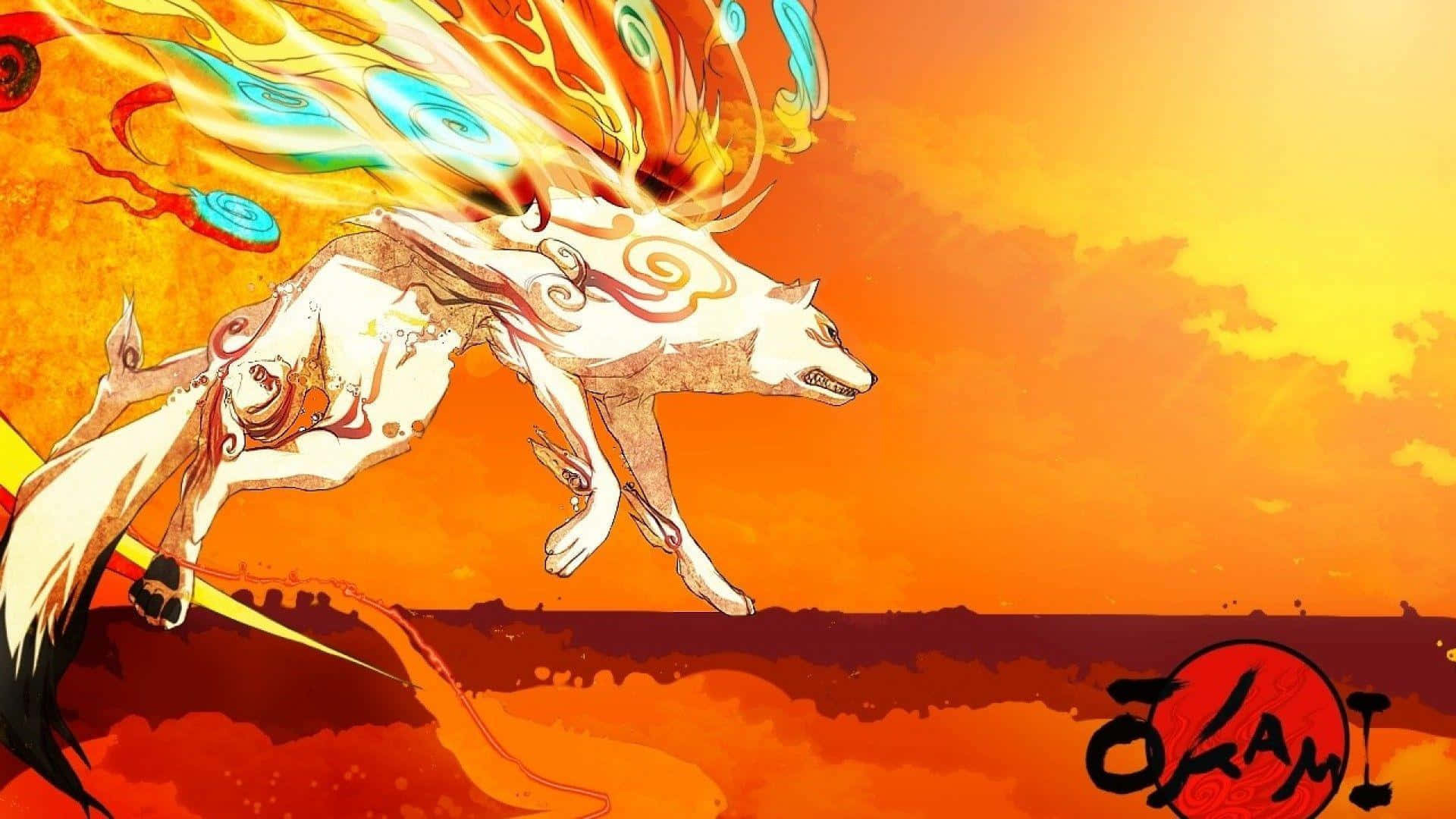 Go on a mythical journey as Amaterasu in Okami HD Wallpaper