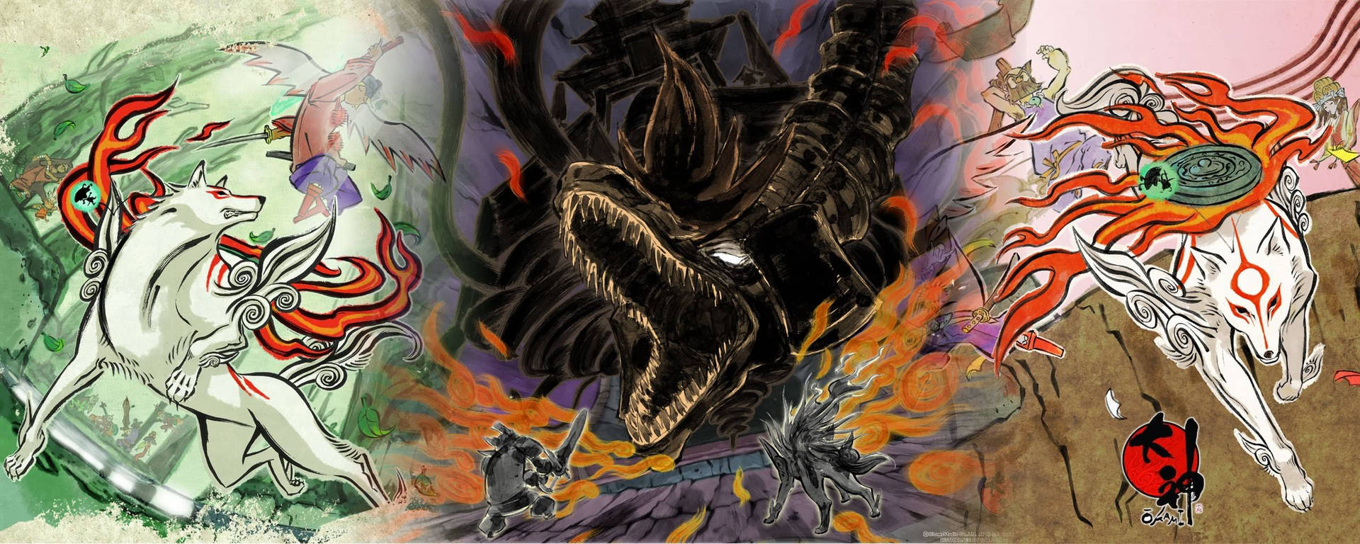 Okami Vs Black Dragon