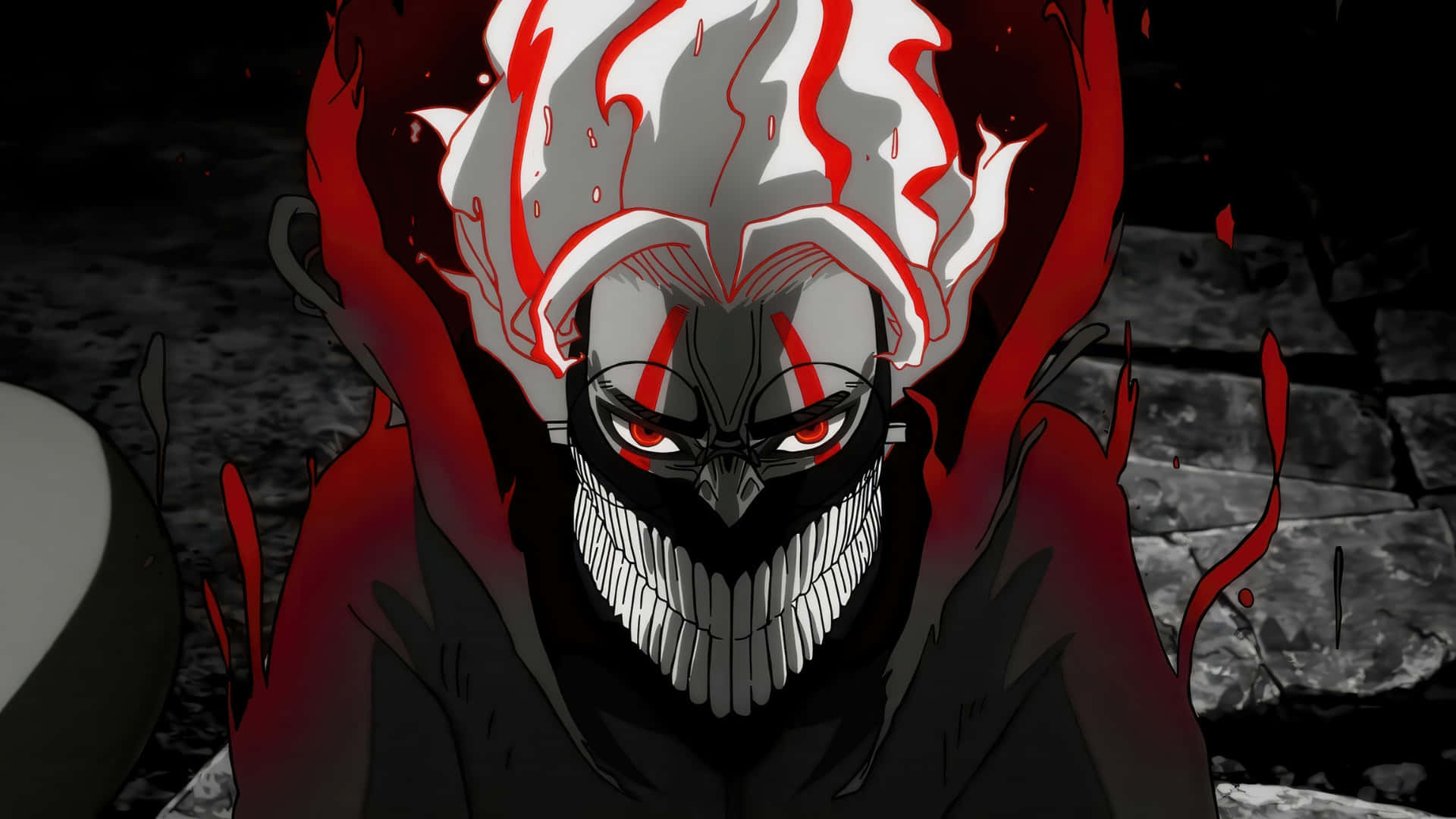 Transformación Oscura De Okarun Fondo de pantalla