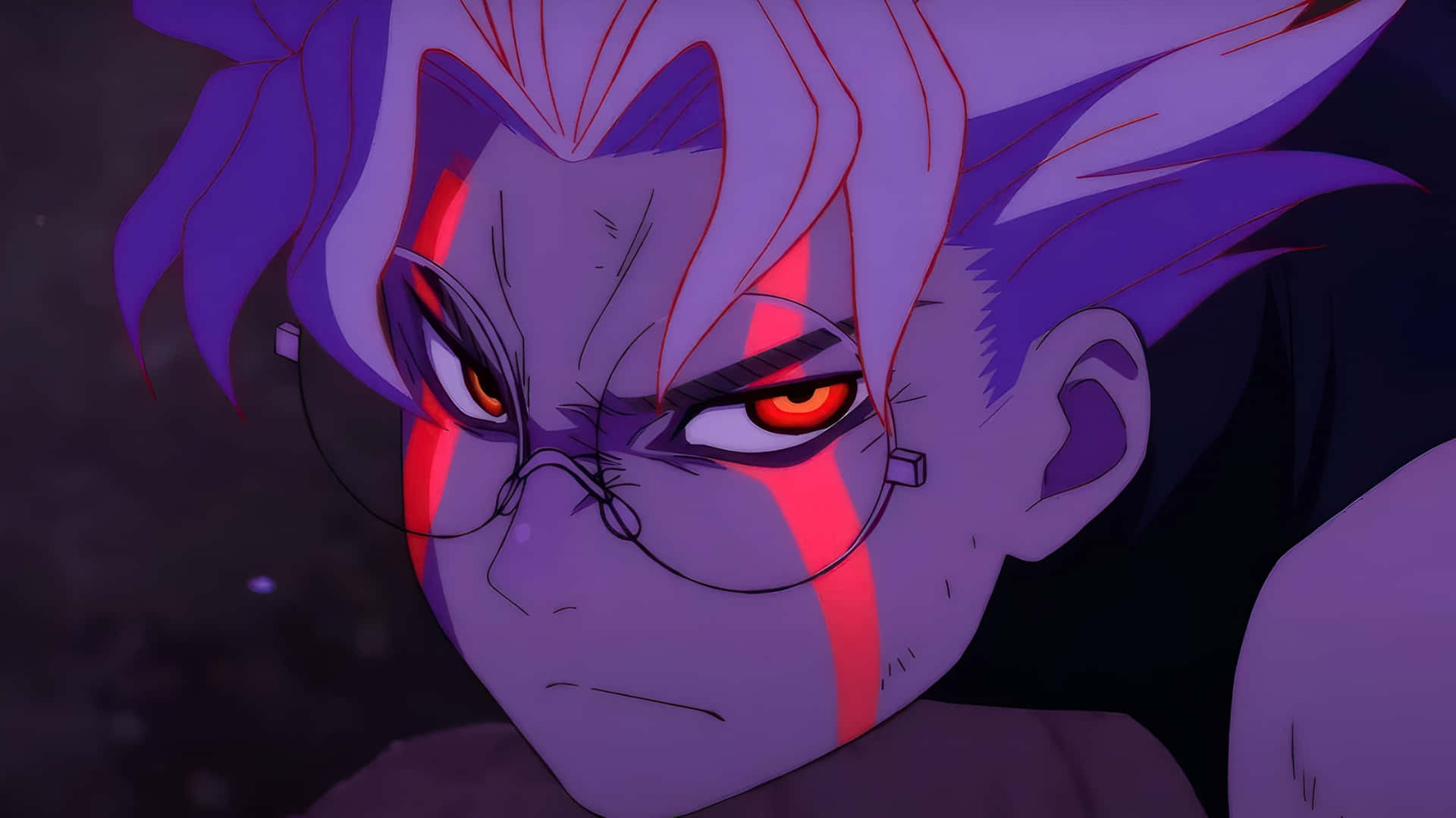 Escena De Batalla Intensa De Okarun Fondo de pantalla