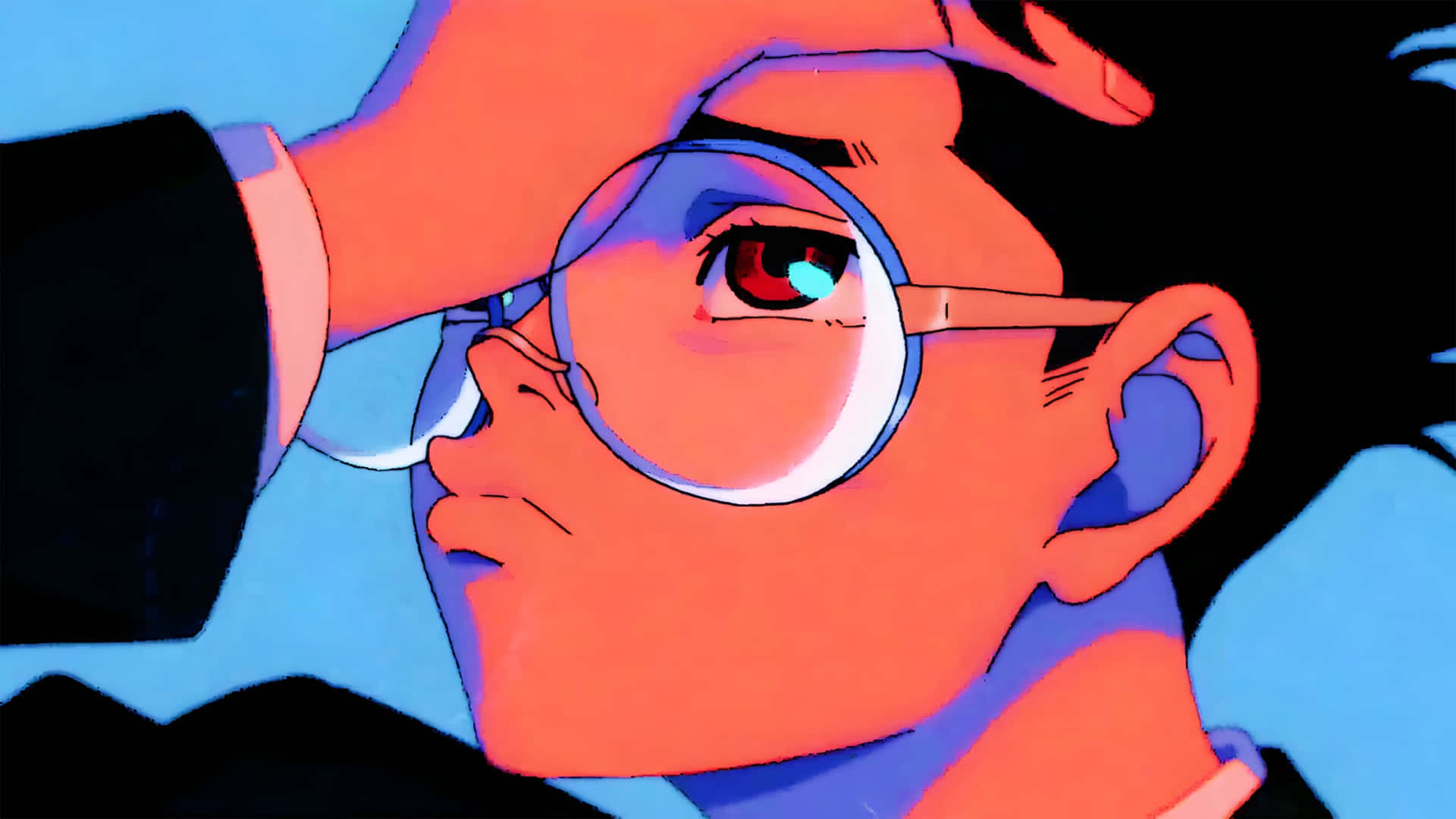 Retrato Estiloso De Okarun En Anime Fondo de pantalla