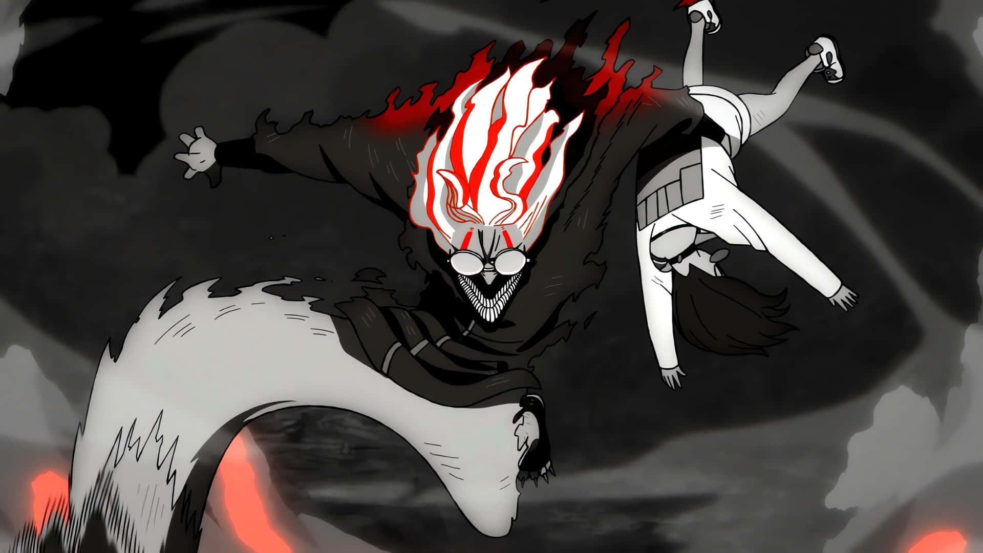 Okarun Contra Un Poderoso Enemigo Fondo de pantalla