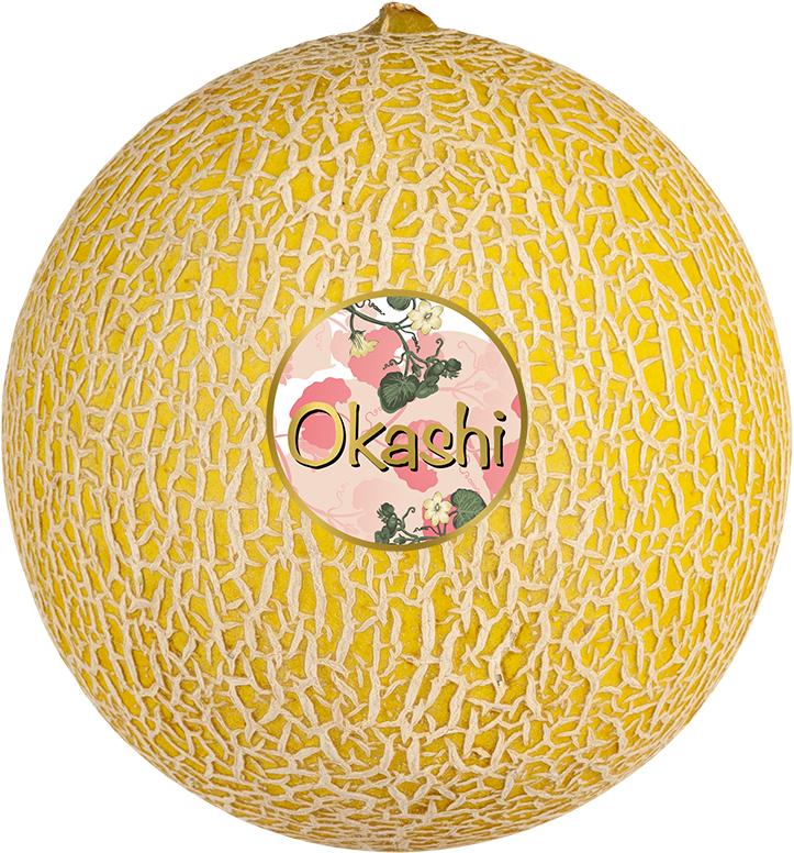Okashi Melon Branded Product PNG