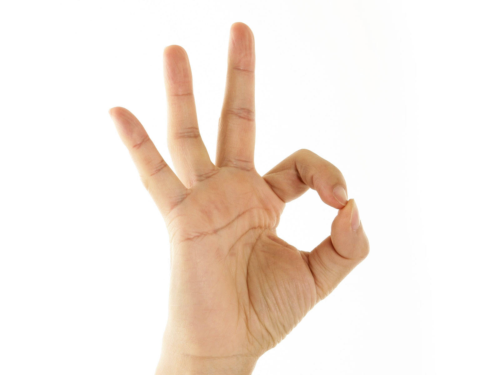 Positive Hand Gesture Sign Wallpaper