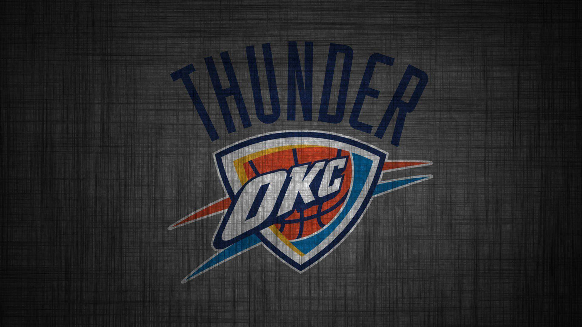 Oklahomacity Thunder Grafisk Konst Wallpaper