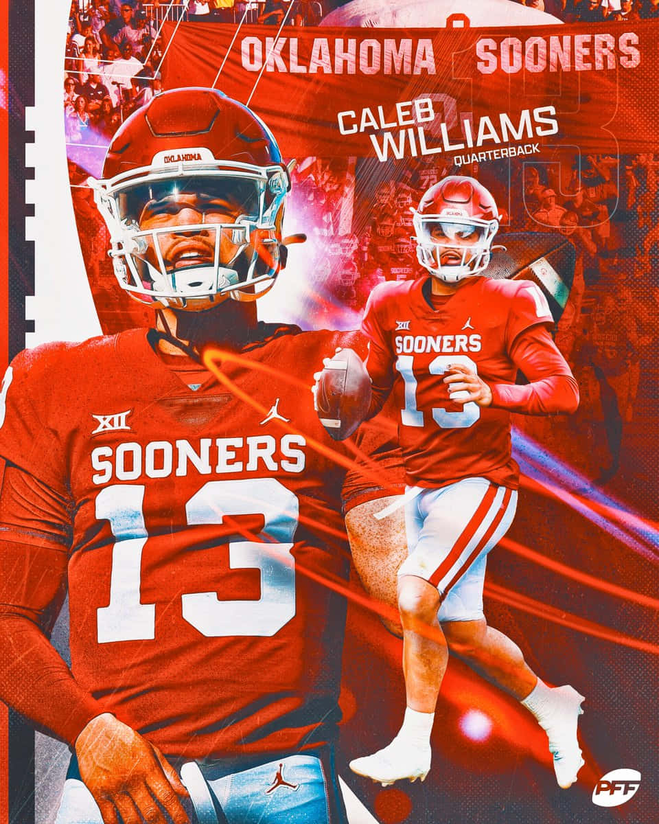 Oklahoma Sooners Caleb Williams Quarterback Wallpaper