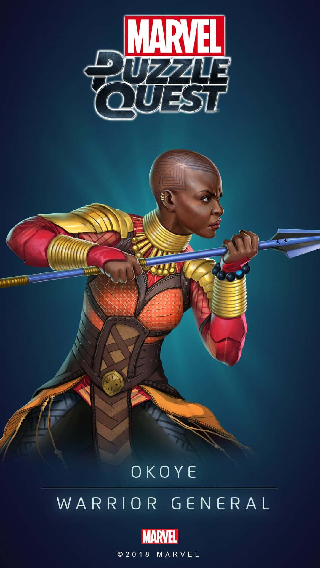 Okoye the Fierce Wakandan Warrior Wallpaper