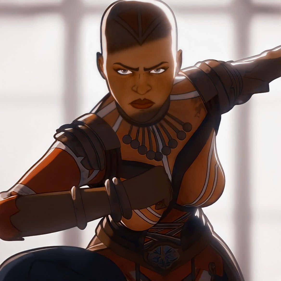 Okoye, the Fierce Warrior of Wakanda: Wallpaper
