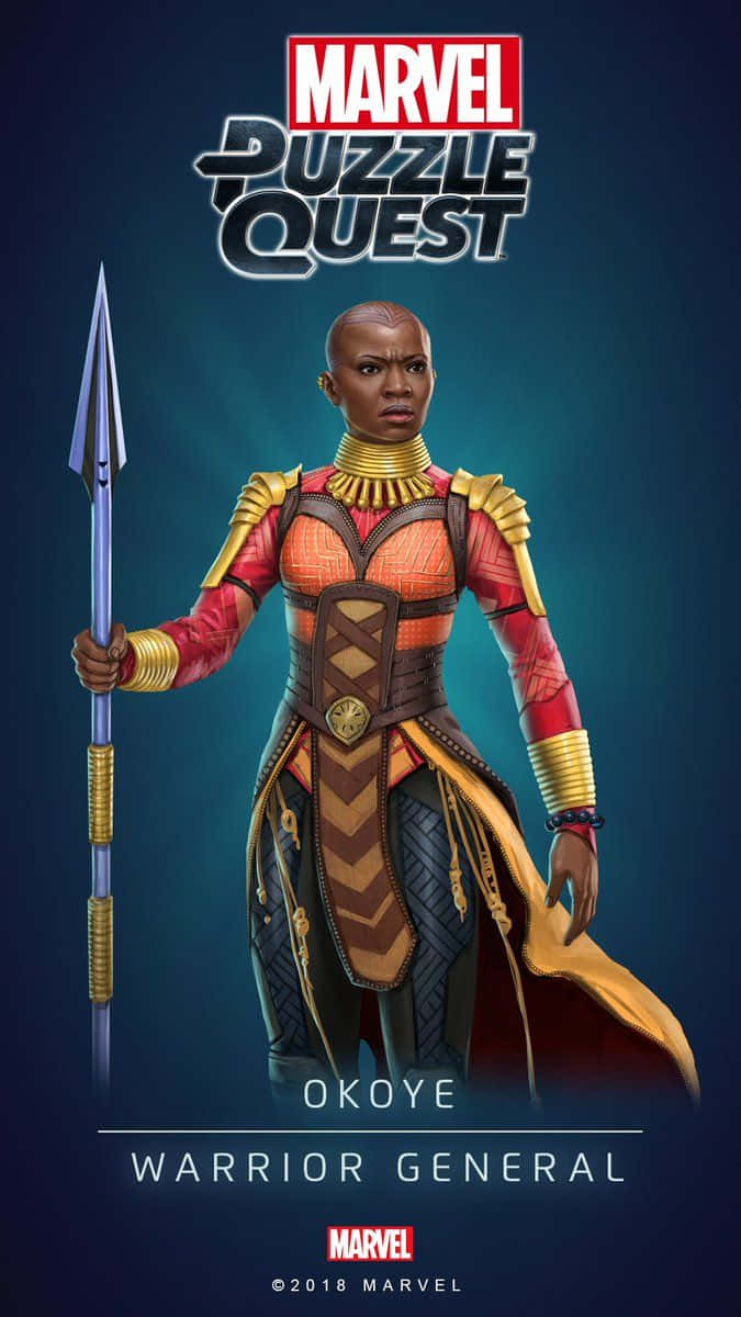 Okoye: Wakanda's Fiercest Warrior Wallpaper