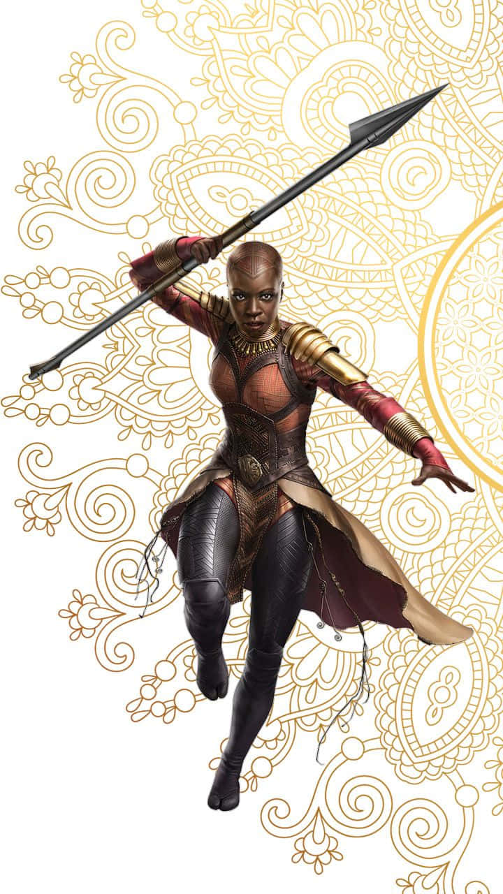 Okoye, the Wakandan Warrior Wallpaper