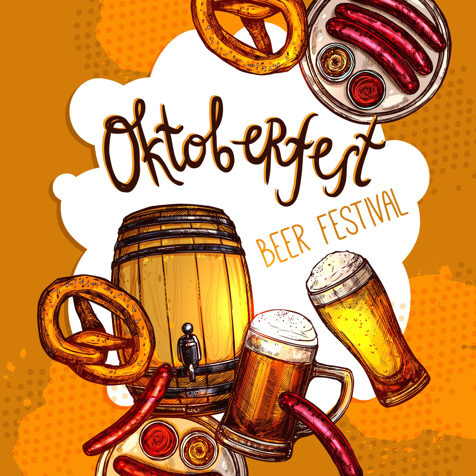 Oktoberfest Beer Festival Art