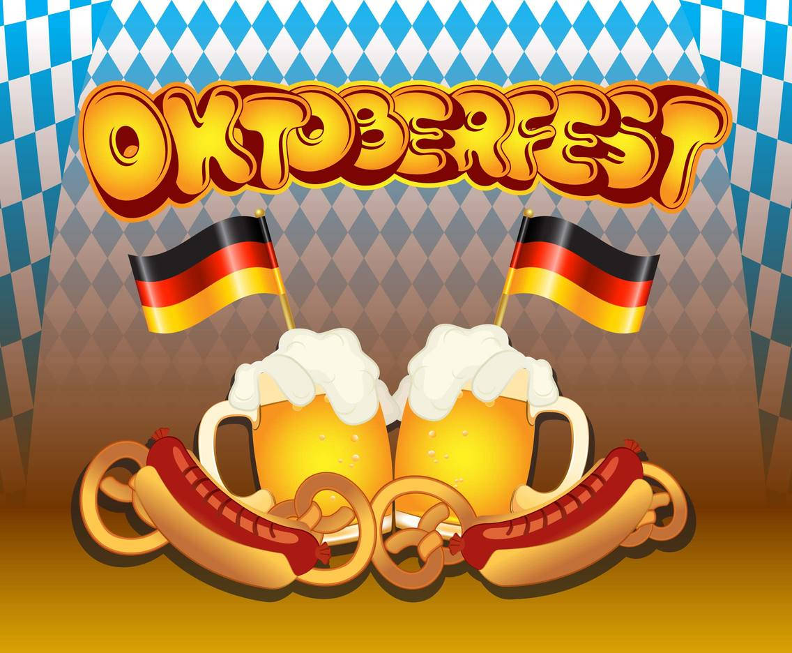 Oktoberfest Beer German Flag